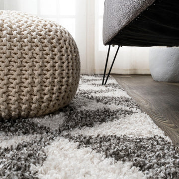 Alcudia Geometric Shag Area Rug